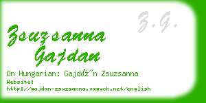 zsuzsanna gajdan business card